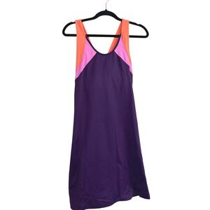 Title Nine Diamalete Athletic Dress Stretch Tennis Pickleball Golf Size L Purple